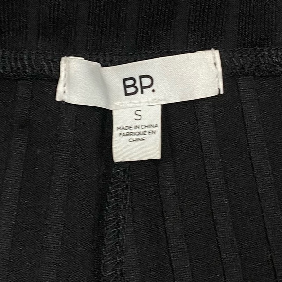 NWT | BP. Rib Knit High Waist Flare Pants Size Small in Black - Picture 2 of 7